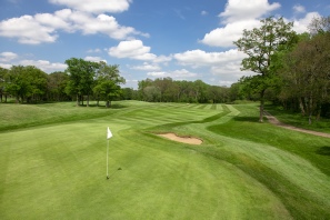 A view onto the last Green.